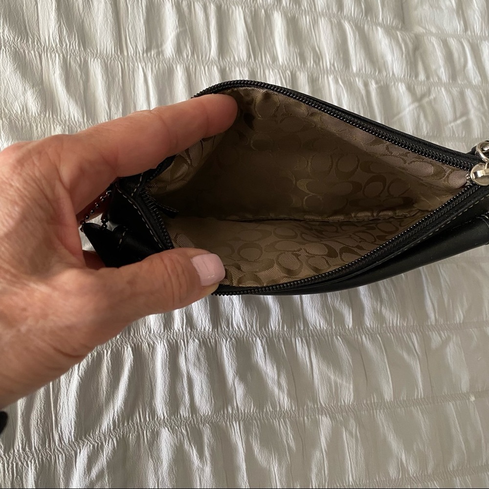 Coach Leather Wristlet - Picture 4 of 6